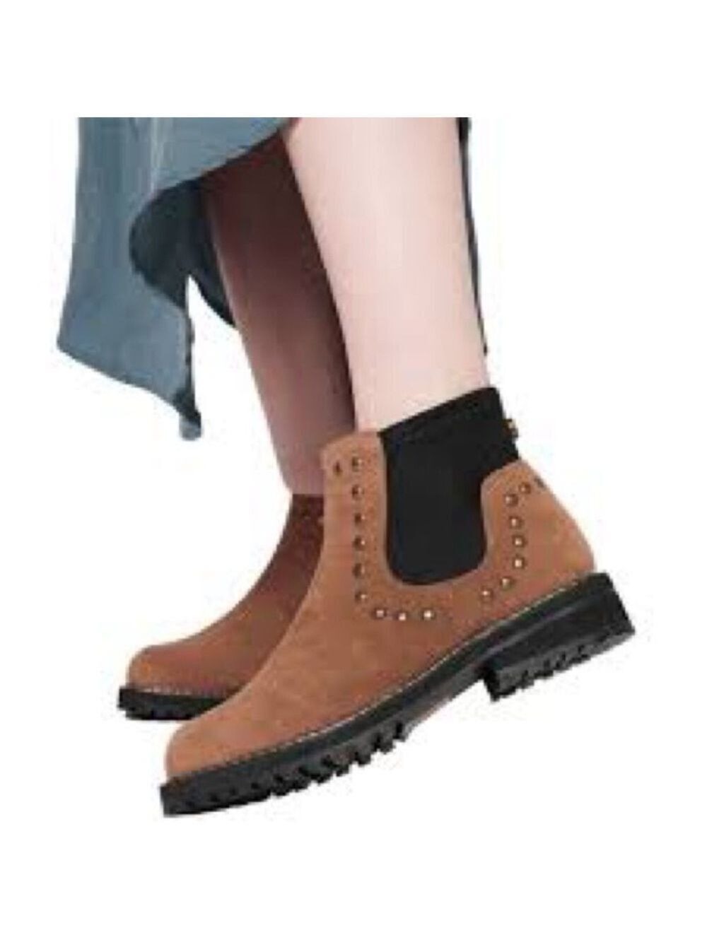 Women’s Seven7 Romanoff Brown Waterproof Faux Suede Boots Size 8 US!